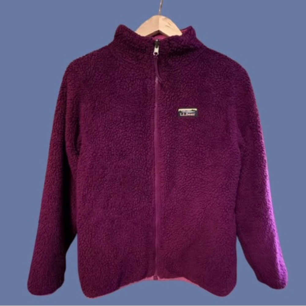 L.L. Bean Reversible Fleece Jacket